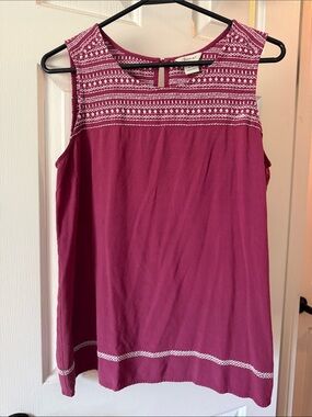 Ariat Embroidered Raspberry Camisole